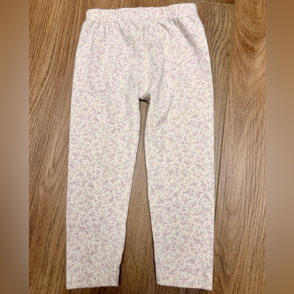 Jamie Kay Pastel Floral Dress and Leggings Set Ruffles and Keyhole Detail 1yr - Picture 6 of 8